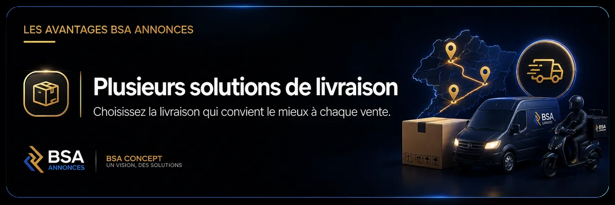Plusieurs solutions de livraison